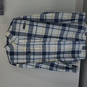 Columbia plaid long sleeve shirt.
